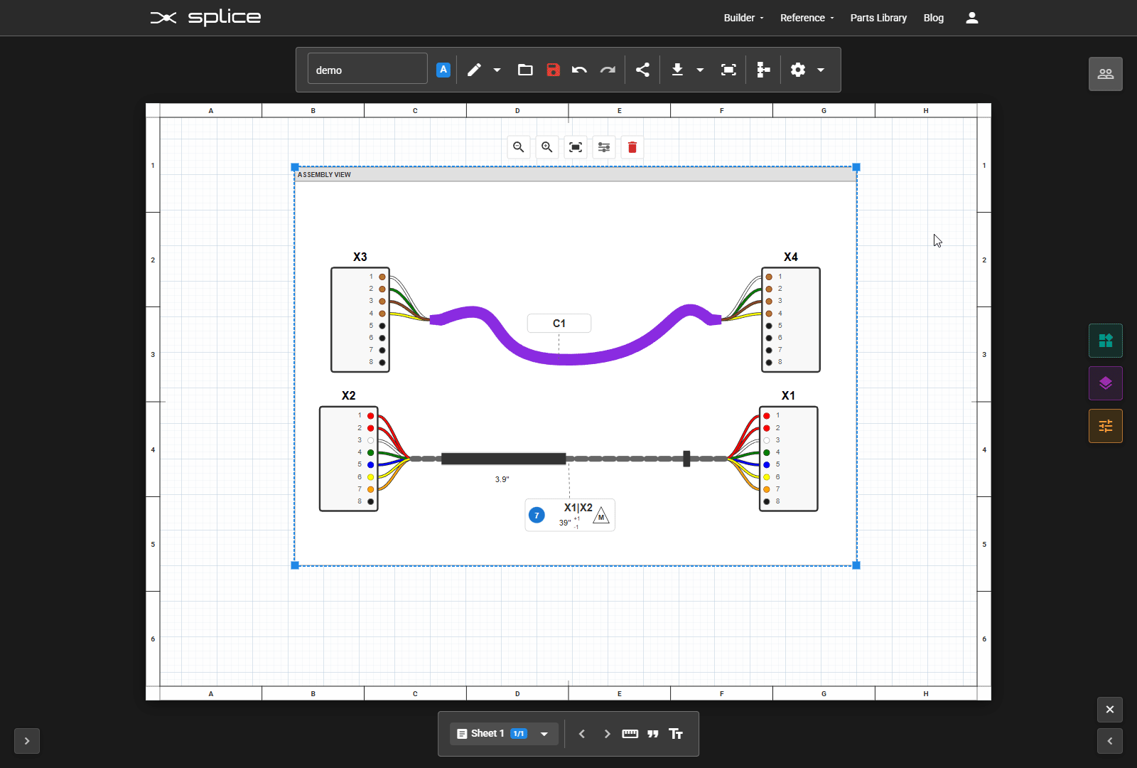 Adding tables to the layout