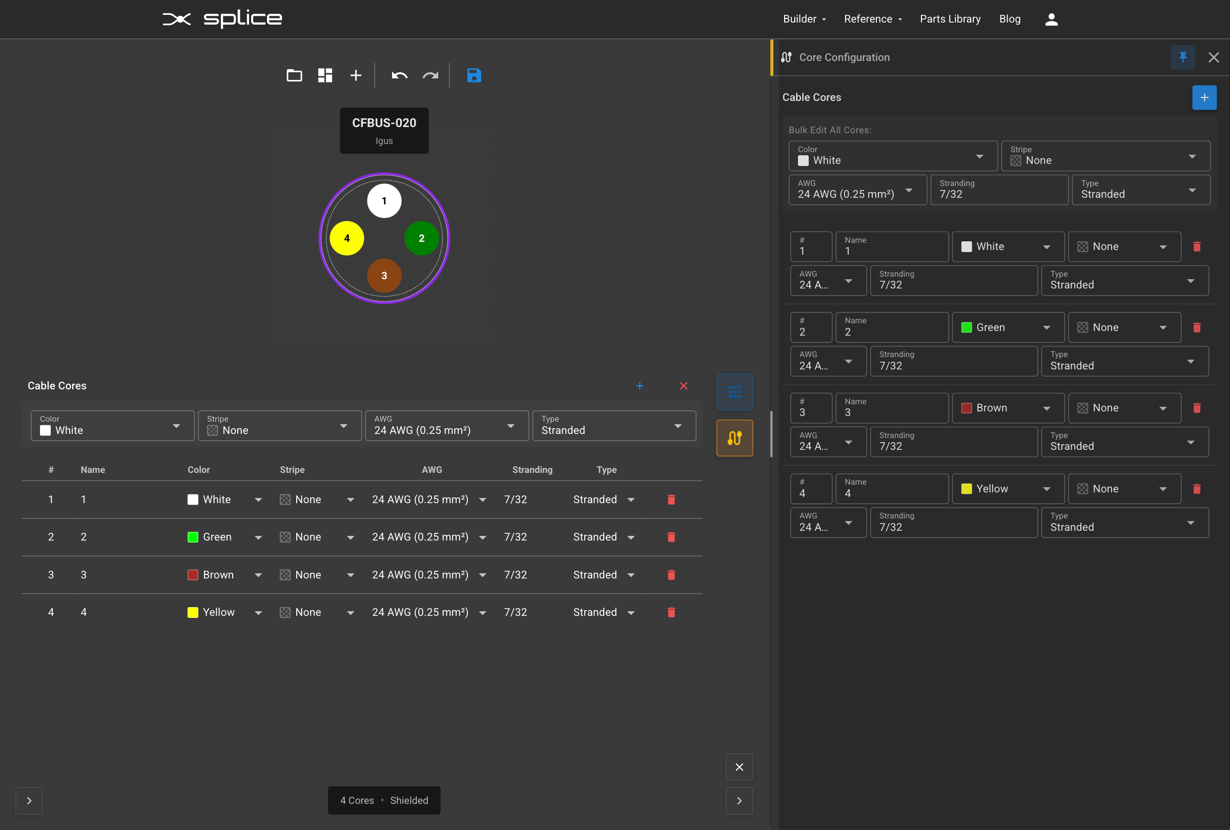 Cable Added to Parts Library